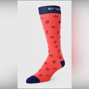 FIGS Compression Socks - “Do it With Heart”. Men’s large